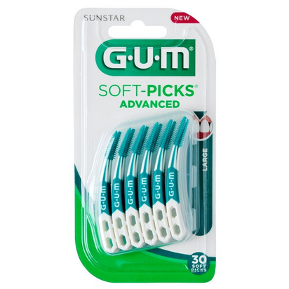 Gum Escovas Interde dentes Suaves Advanced 30 Uds